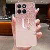 Anti-scratch Phone Case For Motorola Edge 70 Fusion Jelly Clear TPU Soft Casing Fashionable Lucky Letter Flower Couple Shell