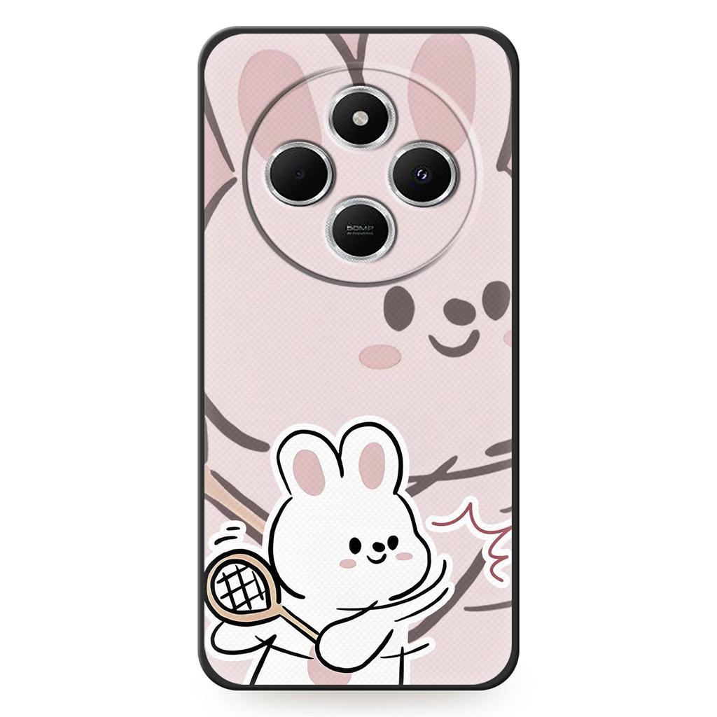 Phone Pouch Couple Phone Case For Redmi 14C 4G/14R 5G/A3 Pro 4G/POCO C75 Back Cover Soft Case Dirt-resistant Silicone