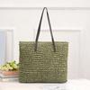 Yogodlns Summer Hot Straw Bag For Women Large Capacity Shoulder Bag Braided Woven Handbags Travel Seaside Beach Bag Basket Bolsa