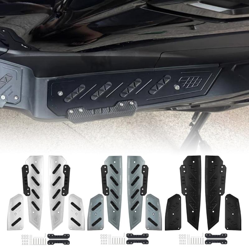 Motorrad-Fußrasten Rutschfeste Pedale mit Anti-Sturz-Pads Aluminium-Design Verbesserter Grip Einfache Montage für 350 NSS350