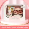 Dollhouse Miniature Furniture Set Rabbit Family Mini Toy House Set Play Game with Diverse Scenes Accessories Birthdays Gifts
