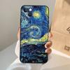 Starry Night Klimt Kiss Phone Case For iPhone 17 Air 16 15 14 13 12 11 Pro Max 12 13 Mini 15 16 Plus 16e Cover Coque