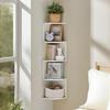 Wall-Mounted Triangular Corner Shelf Rack - Multi-Layer Kitchen Storage Bookshelf