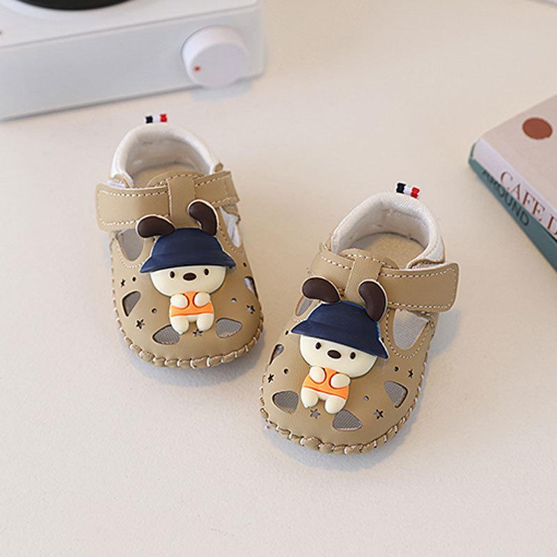 Baby Toddler Summer Shoes With Breathable Synthetic Leather And Non Slip Soles For Early Walkers