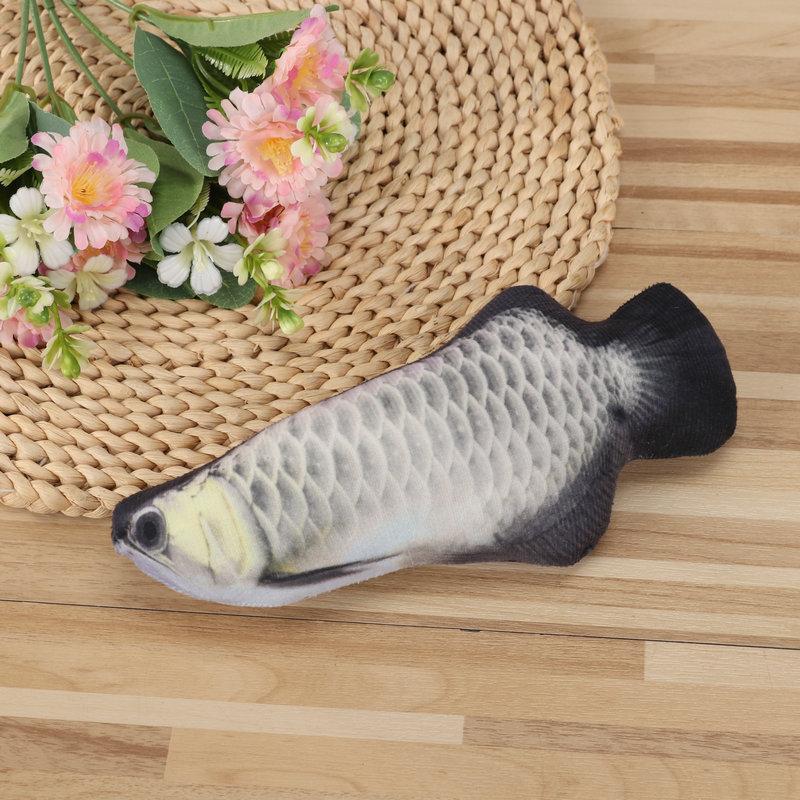 Catnip Fish Teasing Cat Toy Teasing Cat Stick Teeth Grinding Kitten Self pleasure Soothing Doll Doll Puppets Supplies