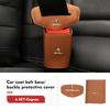 YMSOV1 Car Seatbelt Buckle Cover Protector Cover Anti-scratch Cover For Alfa Romeo Giulietta GT 159 147 156 Mito Brera Giulia Spider F1