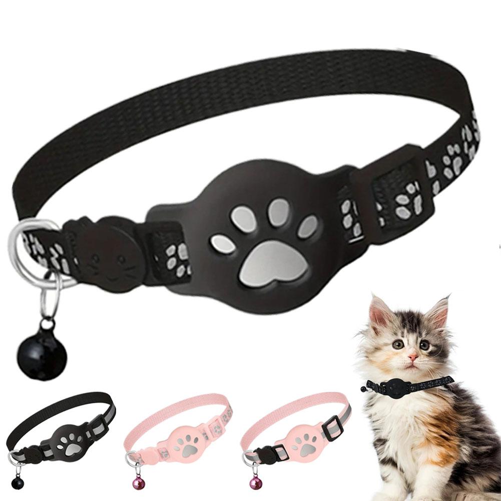 Katzen Smart GPS Tracker Halsband Anti-Verlust Kätzchen Wasserdichter Tracker Hund Verstellbare Sicherheits schnalle Reflektierendes GPS Halsband Zubehör