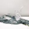 25cm Glass Smoothie Straws 10" X 8mm Long Reusable Clear Drinking Straws for Smoothie Milkshakes Bar Cocktail Drinkware
