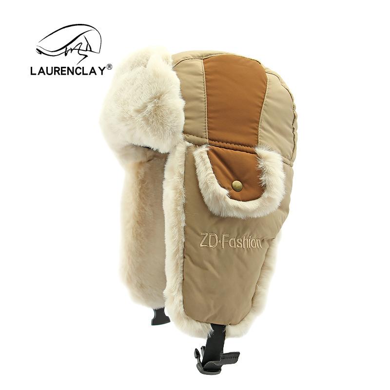 

Шапка мужская зимняя теплая флисовая утолщенная уличная ветрозащитная и холодостойкая шапка-пилот теплая шапка женская Adjustable хаки