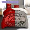 Aberdeen Logo Bedding Quilt Set Quilt Cover Pillowcase Home Decoration Birthday Gift (1 * Duvet Cover + 2 * Pillowcase, Without Core)