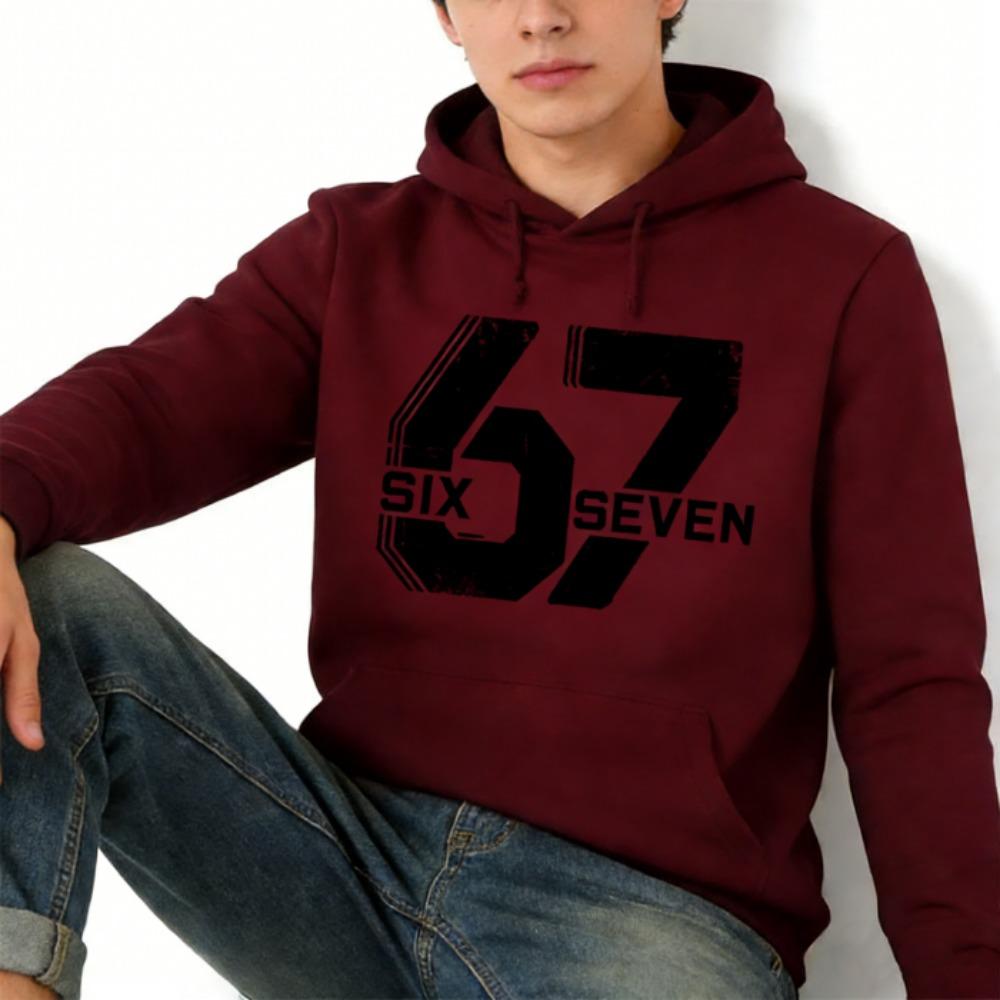 Spring Autumn Kids Hoodies Funny Letter 6 7 Print Hoodies Pullover Boys Casual Sweatshirt Tees Top Outdoor Long Sleeve Clothing Girl Hoodies