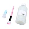 2 Pcs Clay Varnish 250ml Prevent Cracking Scratch Wear High Glass Air Dry Clay Glaze for Plaster Pre Coated Metal Wood