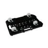 SK11 (SK11) CAR+ (Cartas) Flat Trolley Black Approx. 40 X 60 Cm Load Capacity Approx. 100 Kg Lightweight Can Be Connected Vertically and Horizontally