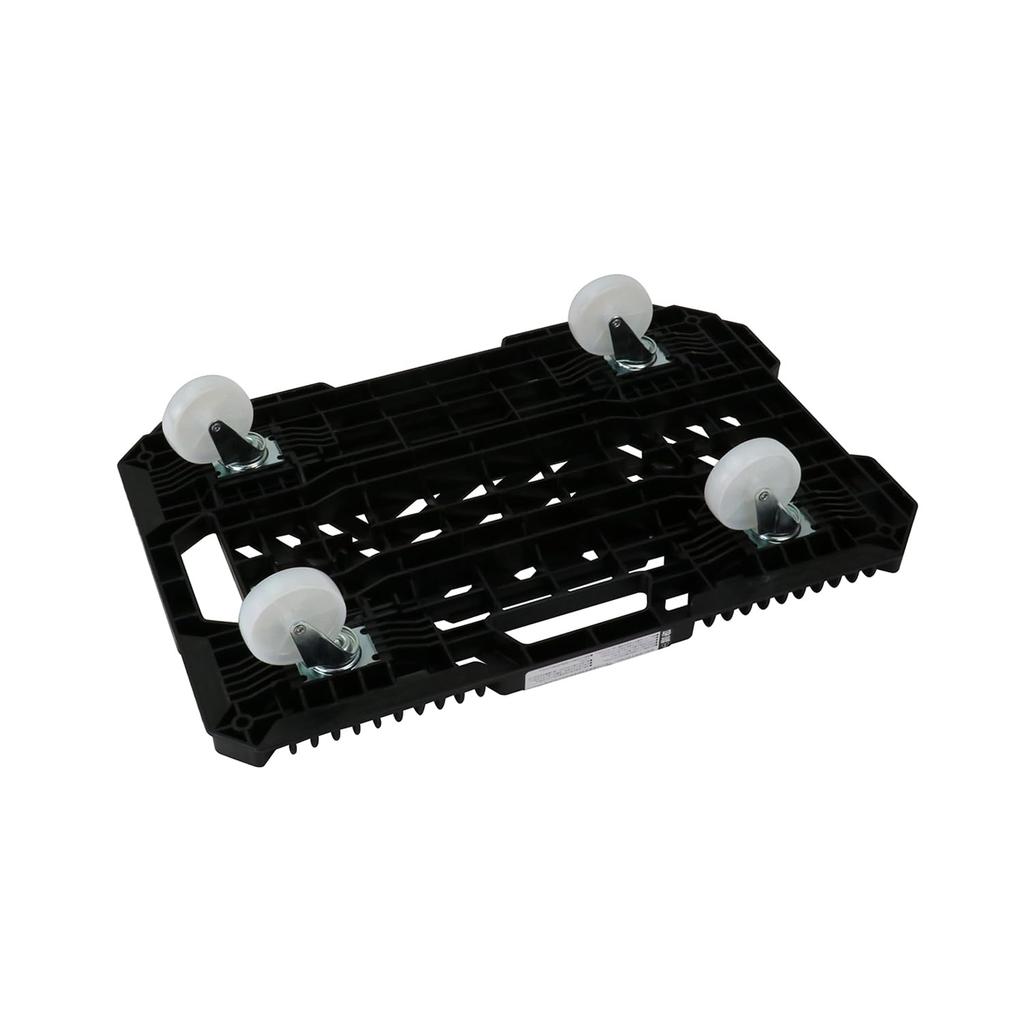 SK11 (SK11) CAR+ (Cartas) Flat Trolley Black Approx. 40 X 60 Cm Load Capacity Approx. 100 Kg Lightweight Can Be Connected Vertically and Horizontally