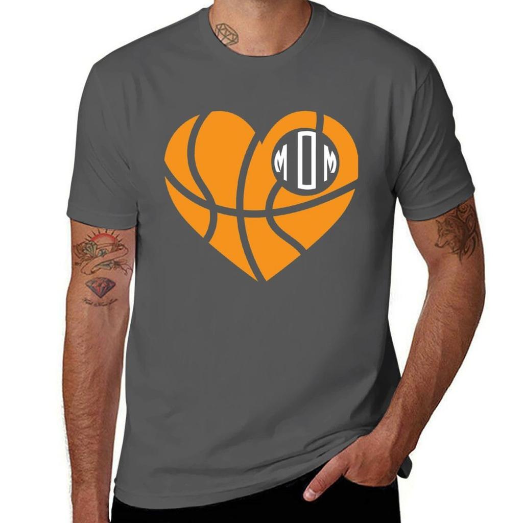 Basketball Mom Cute Team Mother Game Support Tshirt Moisture Wicking Athletic Tshirt