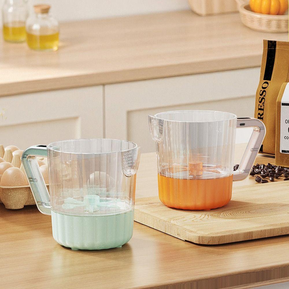 Large Capacity Egg Whisking Machine Handheld Egg Beater Cup Easy To Clean Egg Stirrer Baking