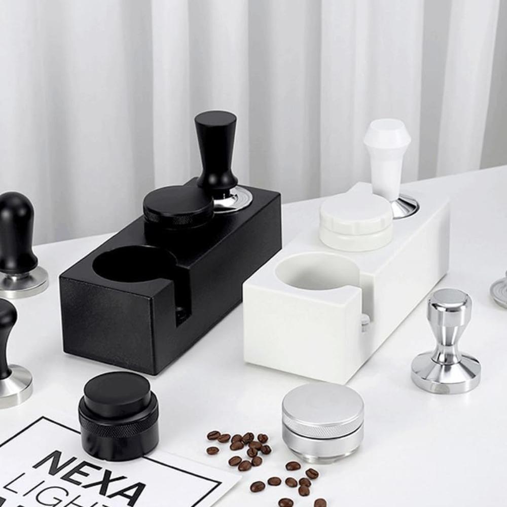 3-in-1 Espresso Tamper Station,tamper and Dispenser, Coffee Portafilter Holder for 51/53/58 Mm, Espresso Accessories Storage Box