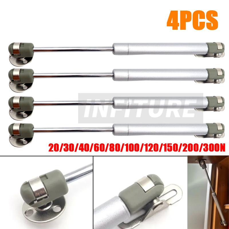 4pcs 20/30/40/60/80N 100N-300N Gas Strut Cabinet Door Lift Support Pneumatic Rod Hydraulic Spring Hinge hydraulic support bar