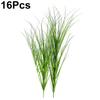 16PC Artificial Onion Grass Bushes Yard Realistic Plastic Plants Home Office Decor Fake Tall Grasses Indoor 3 Sizes
