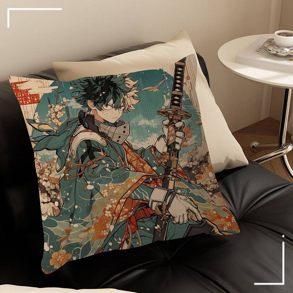 Deku Bakugou Shouto Hero Academia Pillow Gifts Home Office Furnishings Bedroom Sofa Car Cushion Cover Case 45x45cm
