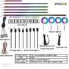 For Cadillac ATS 22in1 RGB Car Interior Acrylic Car Ambient Lights RGB Hidden Acrylic Strip Decoration Atmosphere Accessories