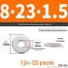 Extra Large Galvanized Metal Flat Washer - Thickened Round Screw Washer M6-M16