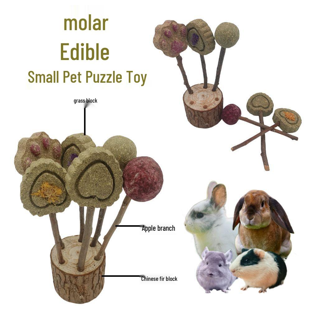 Wooden Hideout & Play Toys for Hamsters, Rats & Rabbits