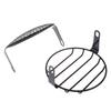 5.75Inch Metal Motorcycle Cg125 Modified Headlight Gn125 Cruiser Retro Light Grille Protective Ccover