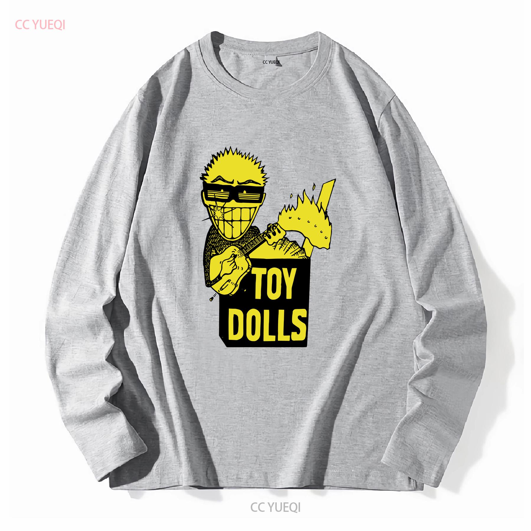 GUOYAN TOP THE TOY DOLLS IDLE GOSSIP NIEUW BLAUW T-SHIRT vintage gewassen stijlvol casual streetwear ademend homme mode grafisch 3XL