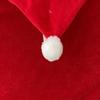 Christmas Santa Hat Chair Cover Christmas Decoration New Year 2023 Table Ornaments for Home Dinner Banquet Slipcovers