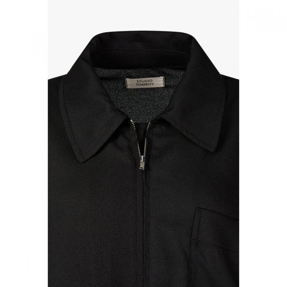STUDIO TOMBOY Half Sleeve Zip Up Jumper 9176313971  9176313971ct 