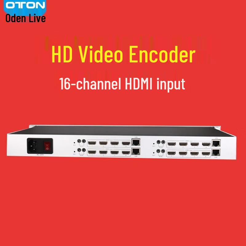 

Oton EHU1601 1U 16-Channel HDMI RTMP Live Stream Encoder