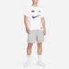 Nike Alphabet Logo Print Short Sleeve Basketball Jersey Men Tops White FJ2307-100