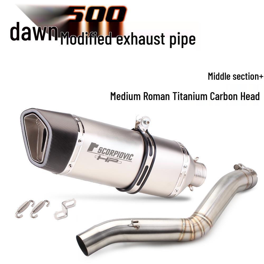 Xiao 500 Exhaust Mid-Section Connector: Non-Destructive, Direct Install