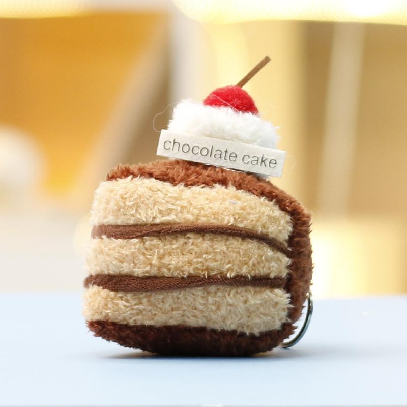 Милая плюшевая кукла-десерт, торт, рулет, кофейная брелок-подвеска для девочек, подарок ChocolateCake