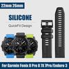 Silicone Watch Strap 22mm 26mm For Garmin Fenix 8 Pro 8 7X 7Pro/Instinct 2X/Tactix 8 7/Enduro 3 2 Replacement Smart Watch Bands