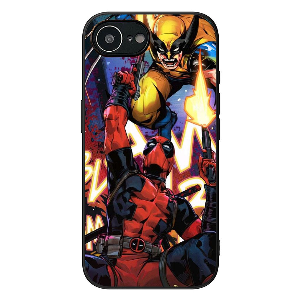 Wolverine Deadpool Marvel Phone Cover for Motorola Moto Edge 70 60 Fusion NEO Pro G Stylus G56 G96 G52 G04 G05 20 Soft Case