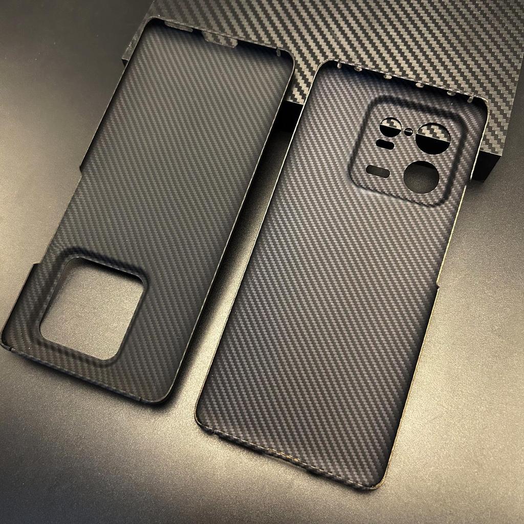 Compatible Xiaomi 13 Pro Kevlar Case: Aramid Fiber & Carbon Fiber, Lightweight, Drop-Resistant Protective Cover.