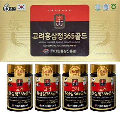Koreanischer roter Ginseng-Extrakt 365 Gold 1 Set 240g