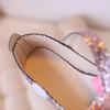 Bow-knot Dance Party Shoes Glitter Leather Shoes Bling Princess Dress Shoes  Girls