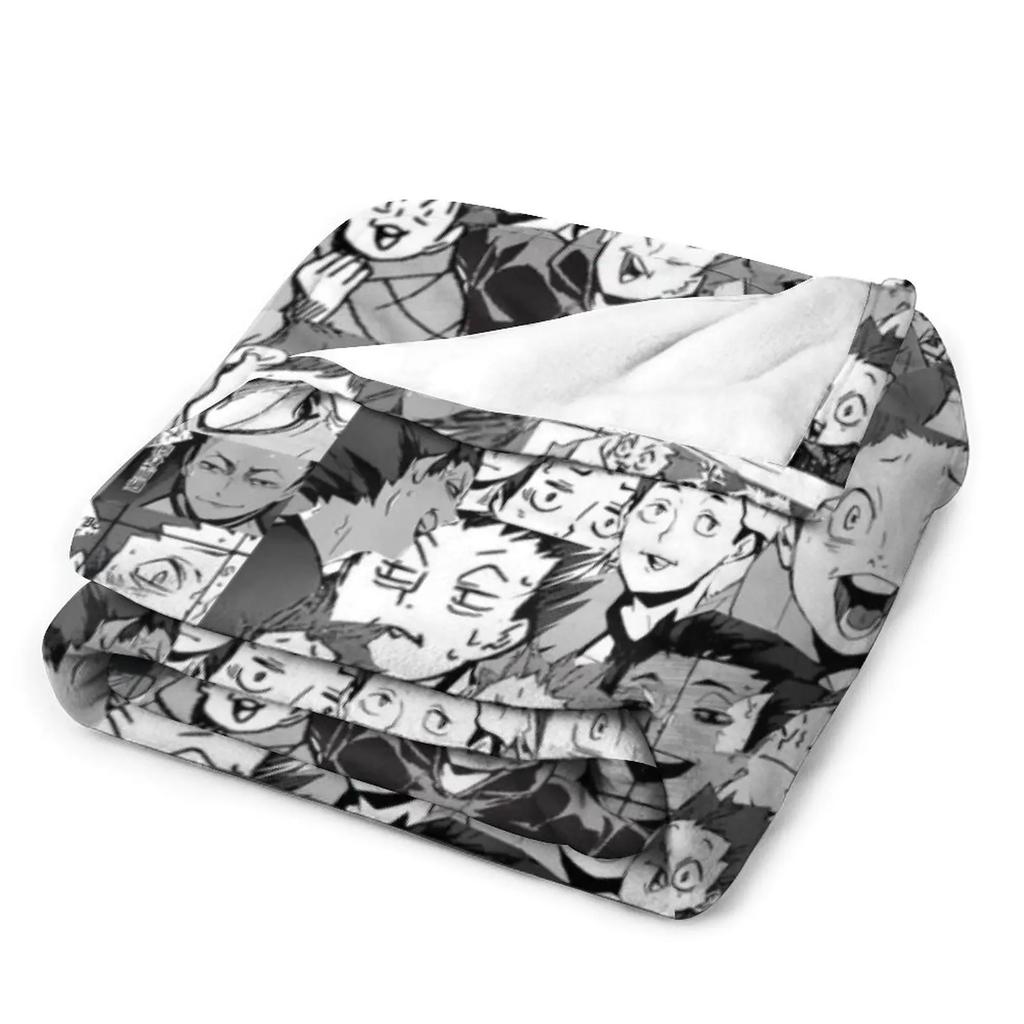 Tendou Satori Manga Panels Throw Blanket Decorative Sofa Blankets valentine gift ideas