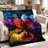 Naruto'S Ninja Way Anime Cartoon Flannel Blanket Skinfriendly Warm Fleece Blanket For Living Room Air Conditioner Room Home Party Decor Christmas Gift