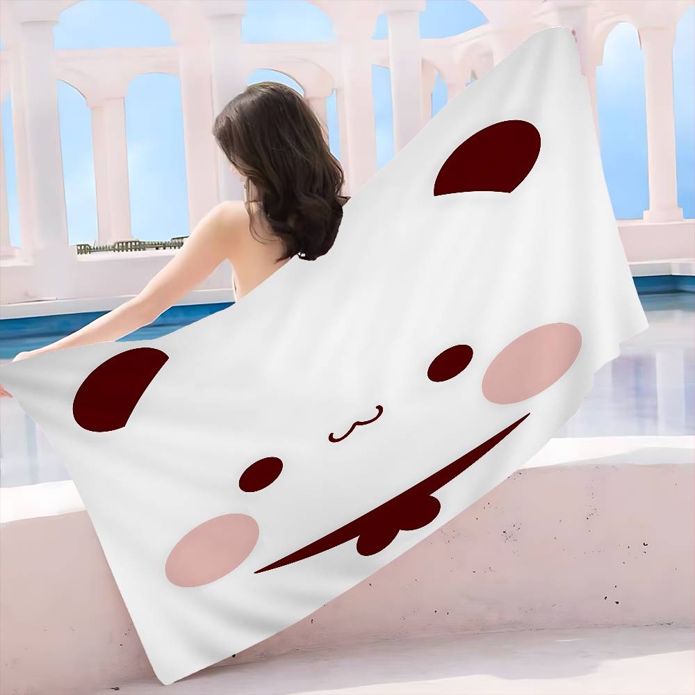 Süßes Bubu Dudu Strandtuch Bunte Badetücher für Mädchen Mikrofaser Schnelltrocknend Personalisiert Sandfrei Strand Yoga Spa Fitnessstudio Pool