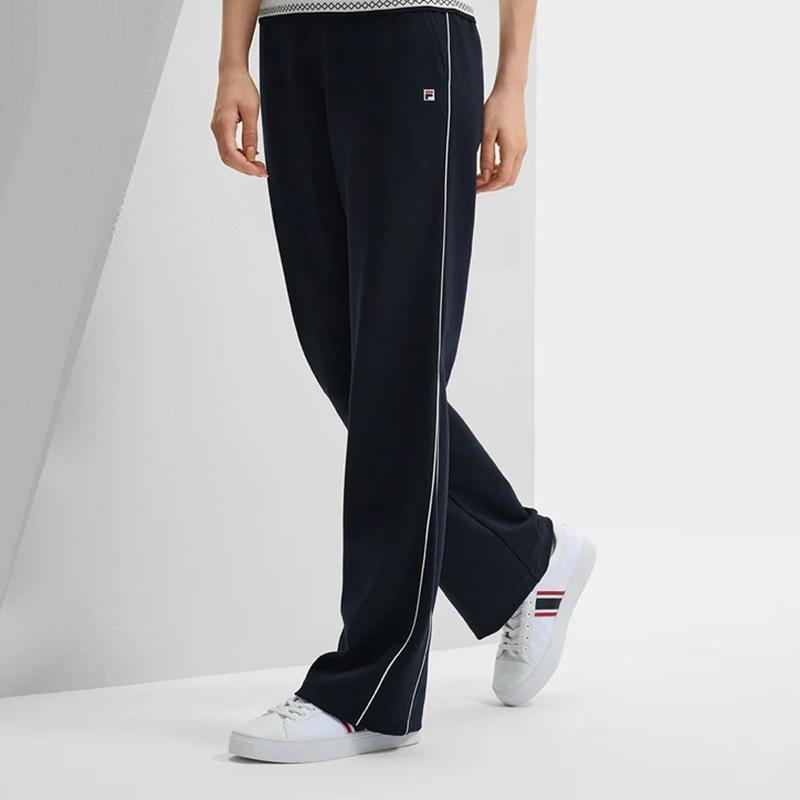 New FILA Knitted Sports Pants Women's Legend Blue F11W431605FNV