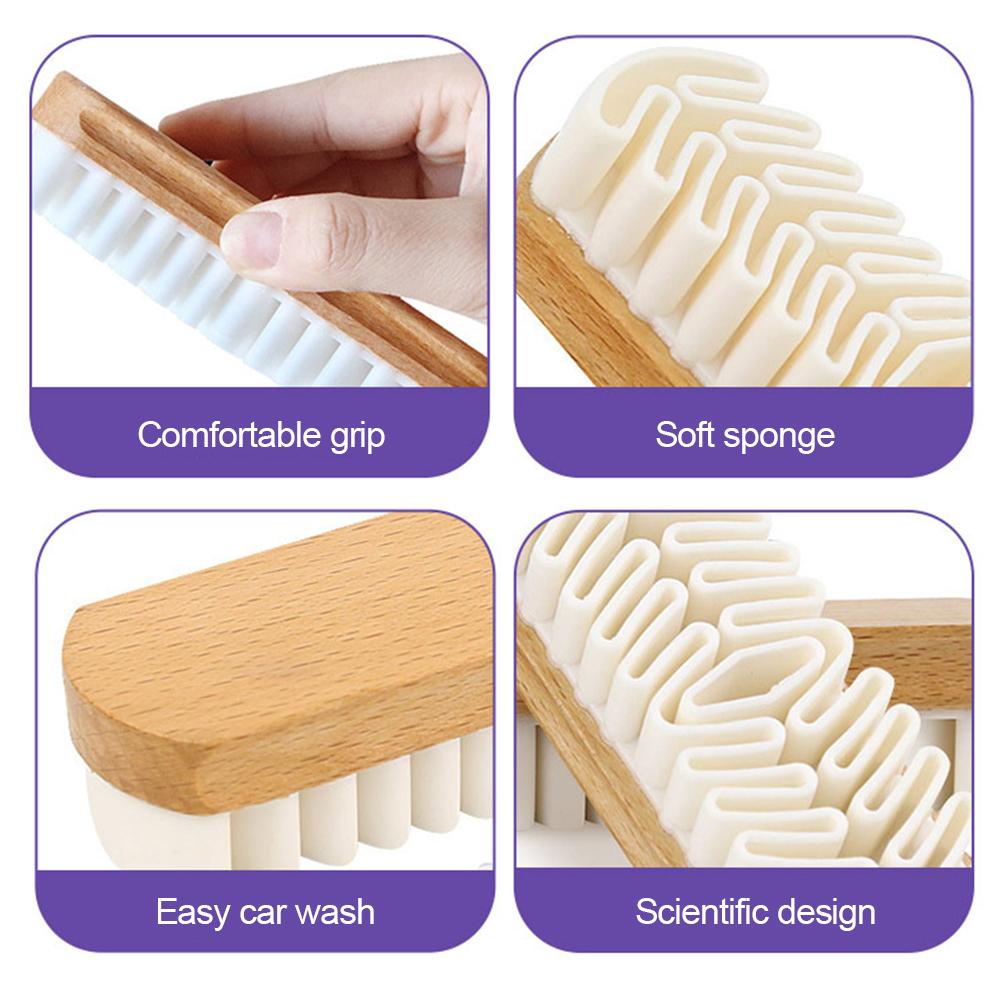 1PC Cleaning Scrubber Brush For Suede Nubuck Material Shoes Boots Scrubber Cleaner Leather Clothing Care Cleaning Brush