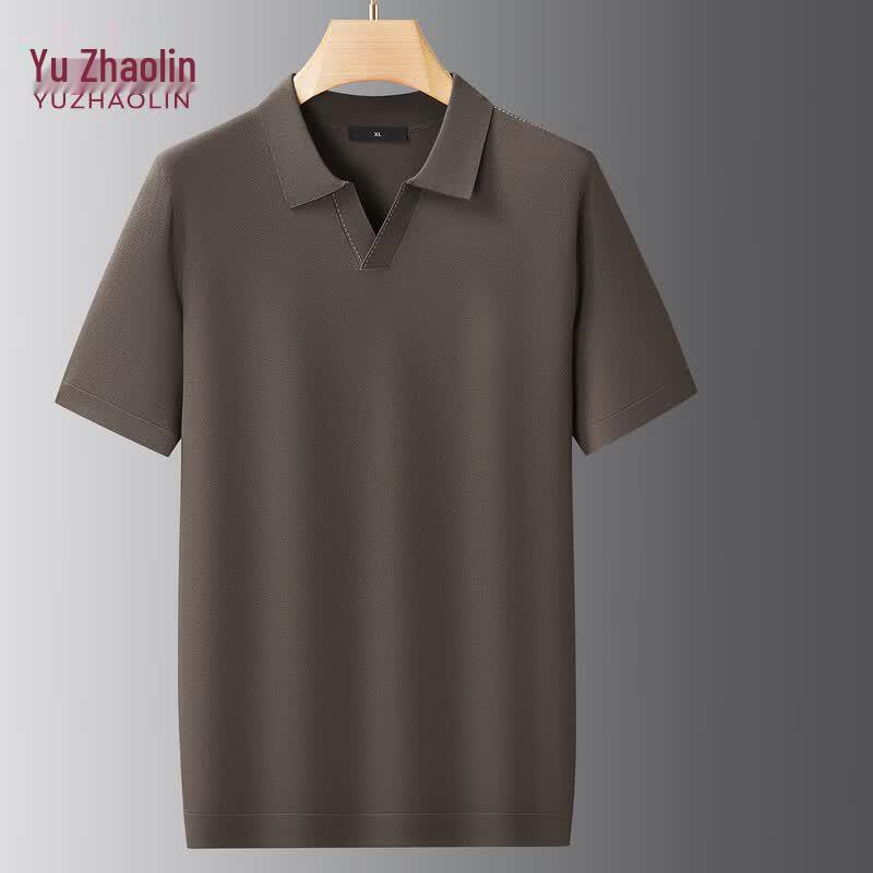 Yuzhaolin Men s Old Money Style Openwork Knit Polo Shirt 6XL