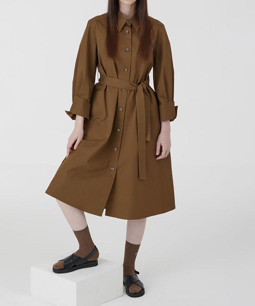 Boyeon Puff Sleeve A-Line Outer Dress 024