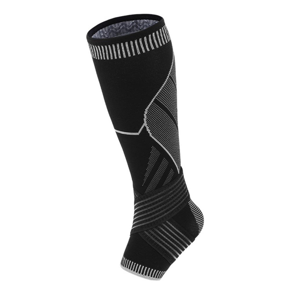 Black Pink Ankle Protection Socks Silicone Anti Slip Dots Sport Calf Guard  Basketball Soccer