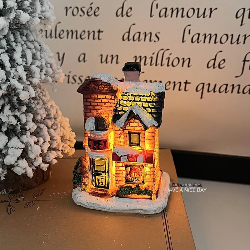 Luminous Snow House Night Light - Christmas Gift & Home Decoration.