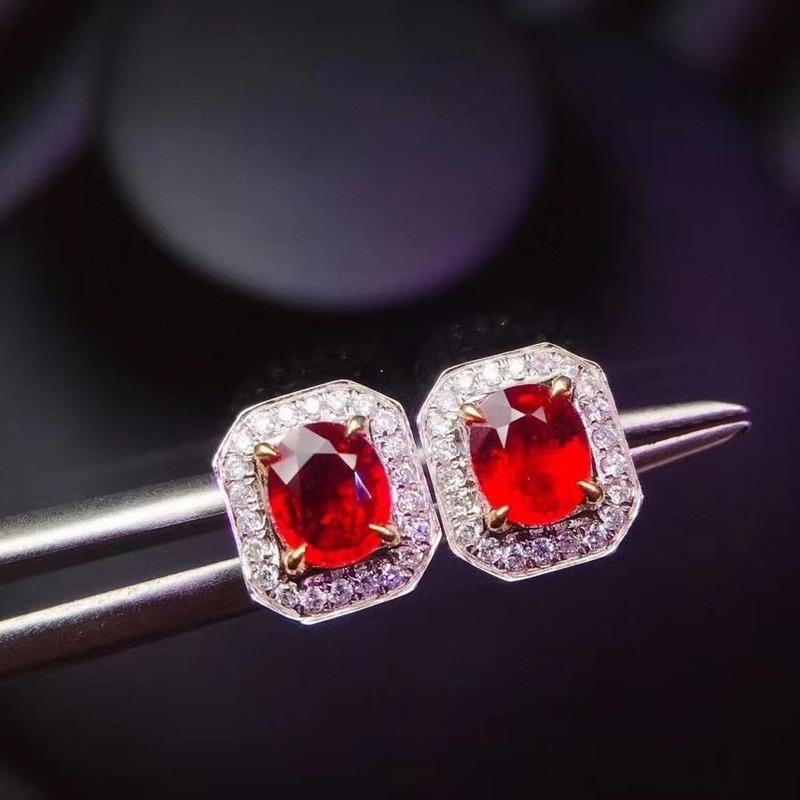 

Серьги SACE GEMS с цирконием для женщин, подарки на свадьбу красный